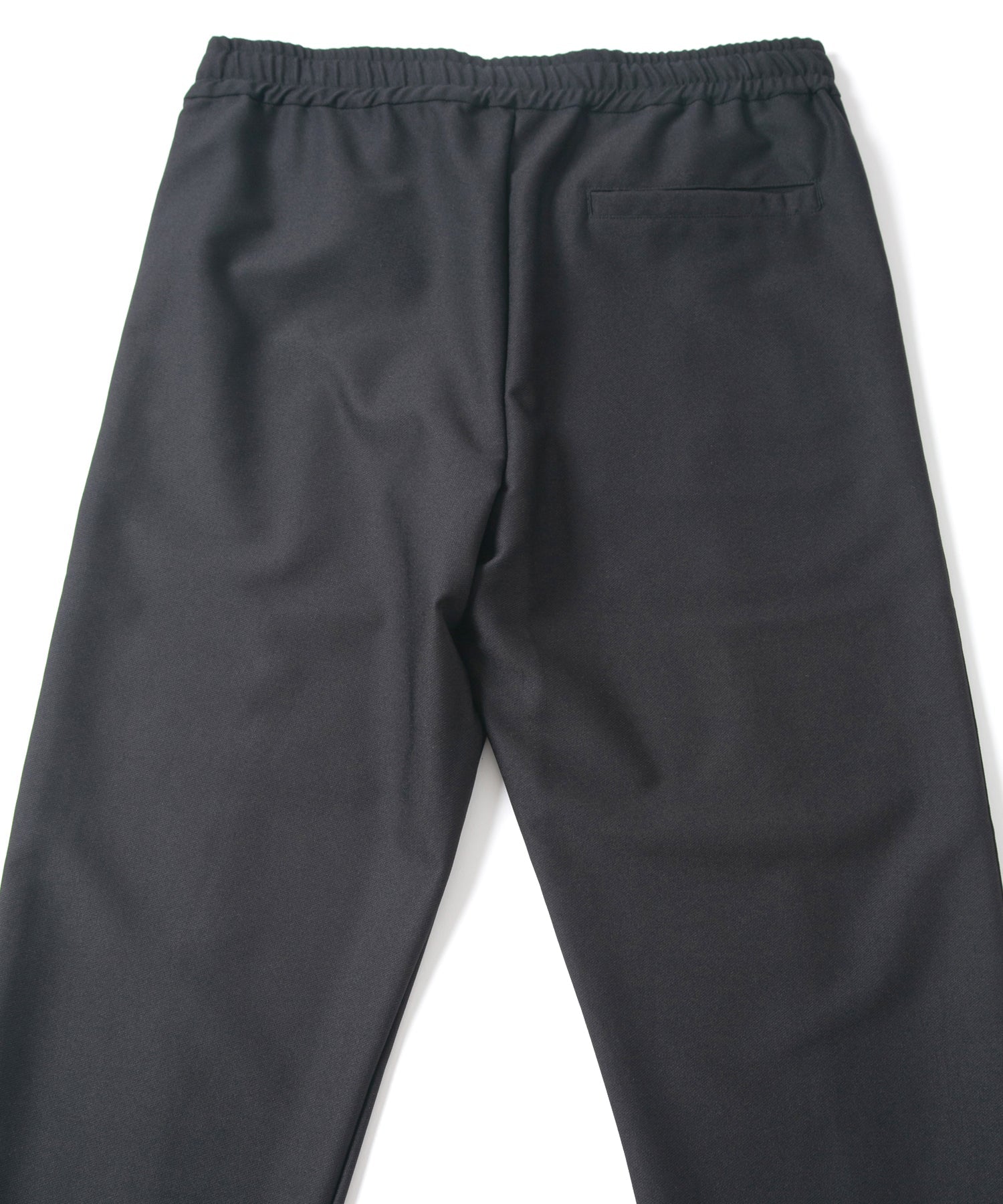 Load image into Gallery viewer, Polyester Cupra Nylon Jersey Track Tapered Pants - BLACK