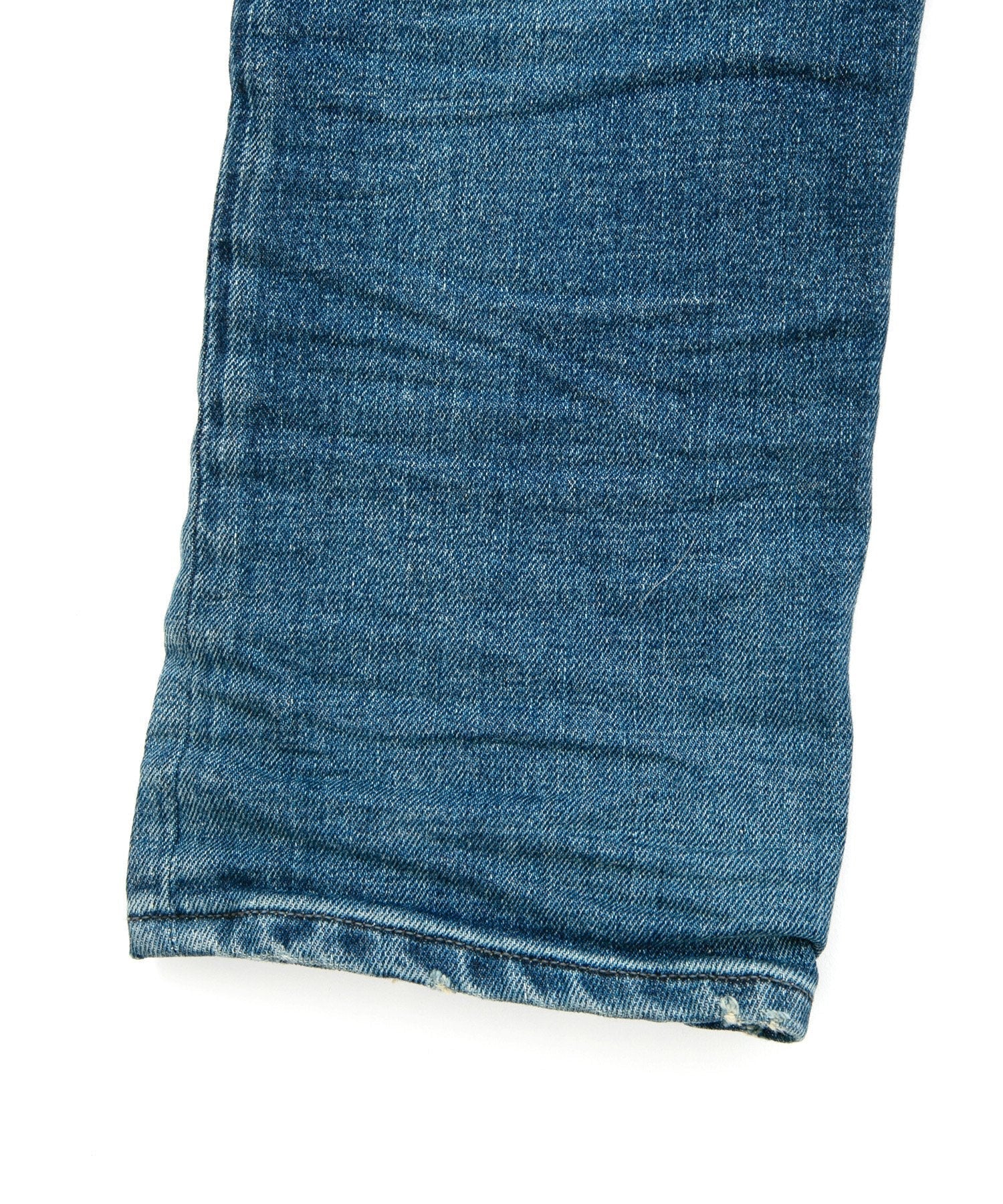 Load image into Gallery viewer, 12.5oz Organic Cotton Stretch Denim TIGHT JOE Tight Straight Used - INDIGO