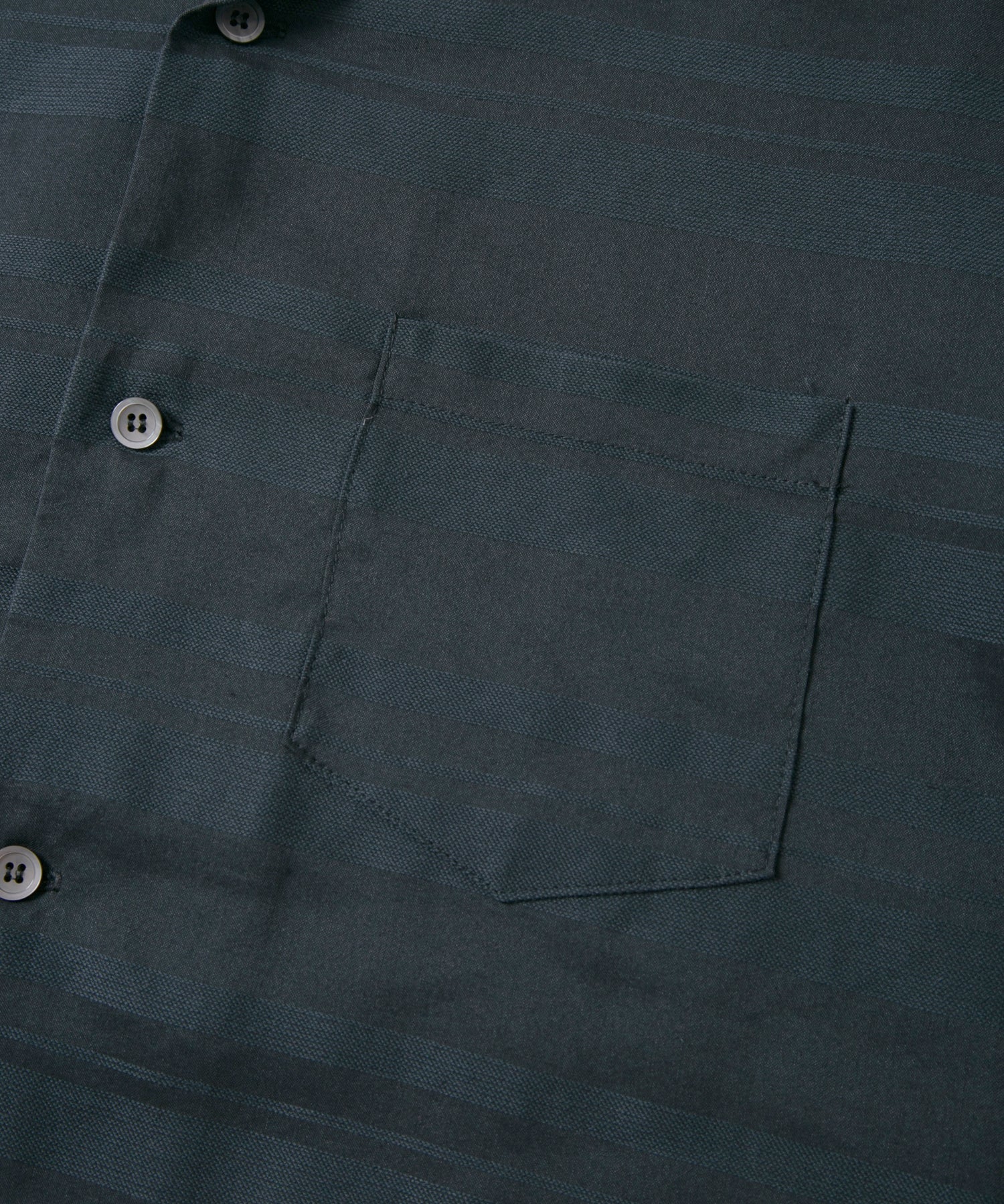 Load image into Gallery viewer, Rayon Cotton Ramie Stripe Cloth Open Collar Shirt - BLACK