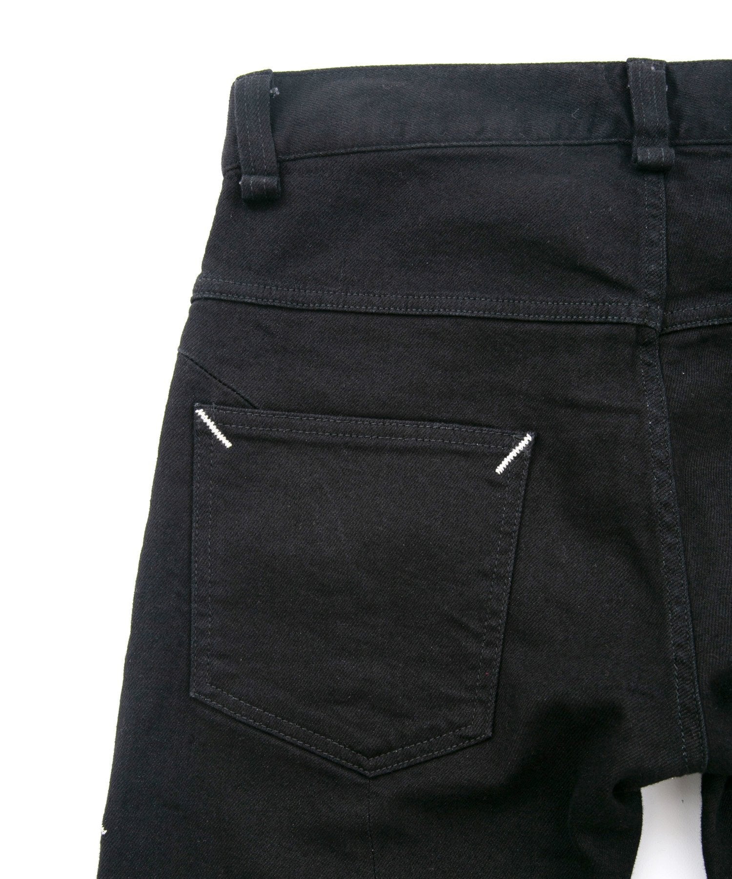 Load image into Gallery viewer, 11oz Organic Cotton Stretch Denim TIGHT JOE Tight Straight One Wash - BLACK