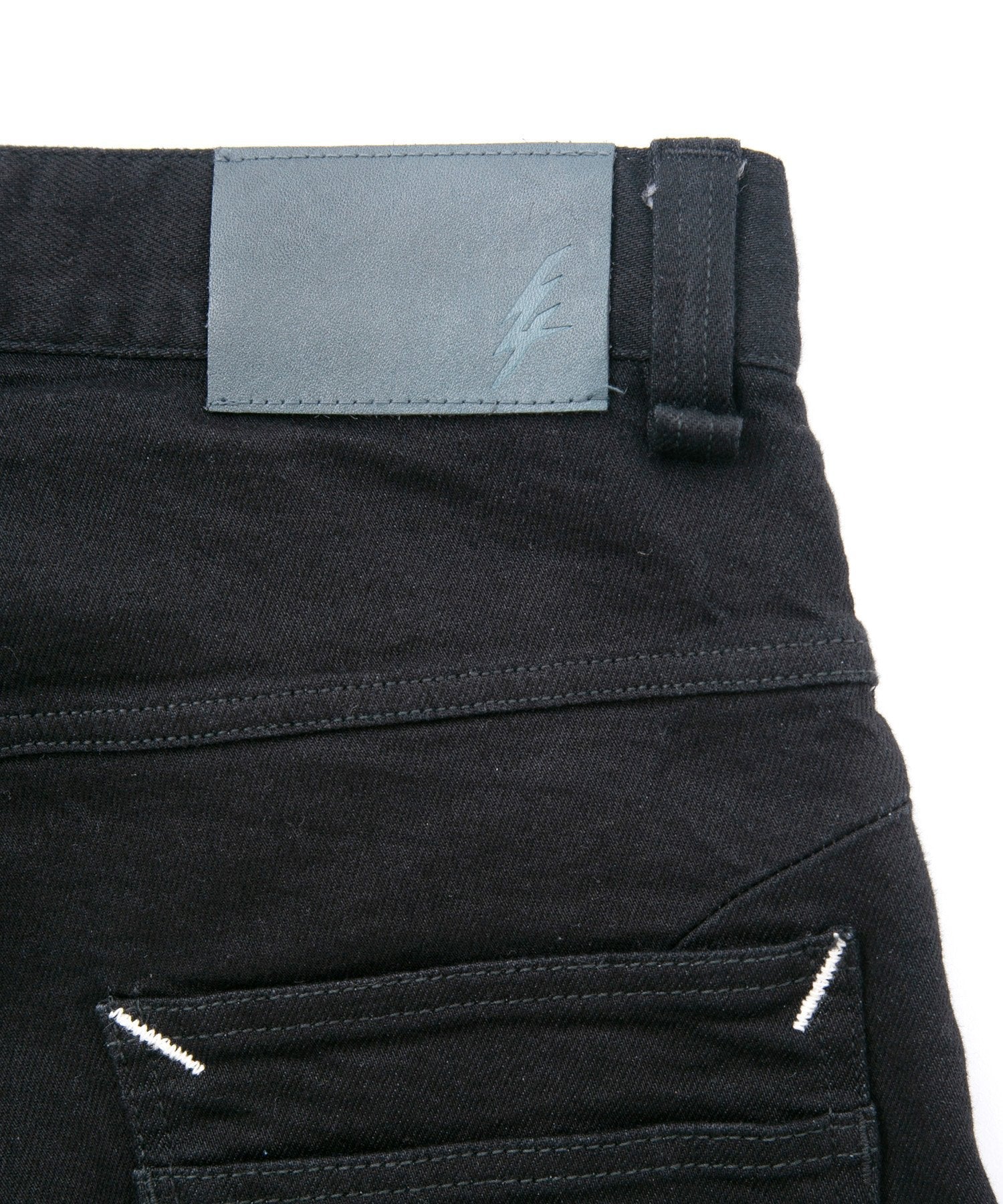 Load image into Gallery viewer, 11oz Organic Cotton Stretch Denim TIGHT JOE Tight Straight One Wash - BLACK