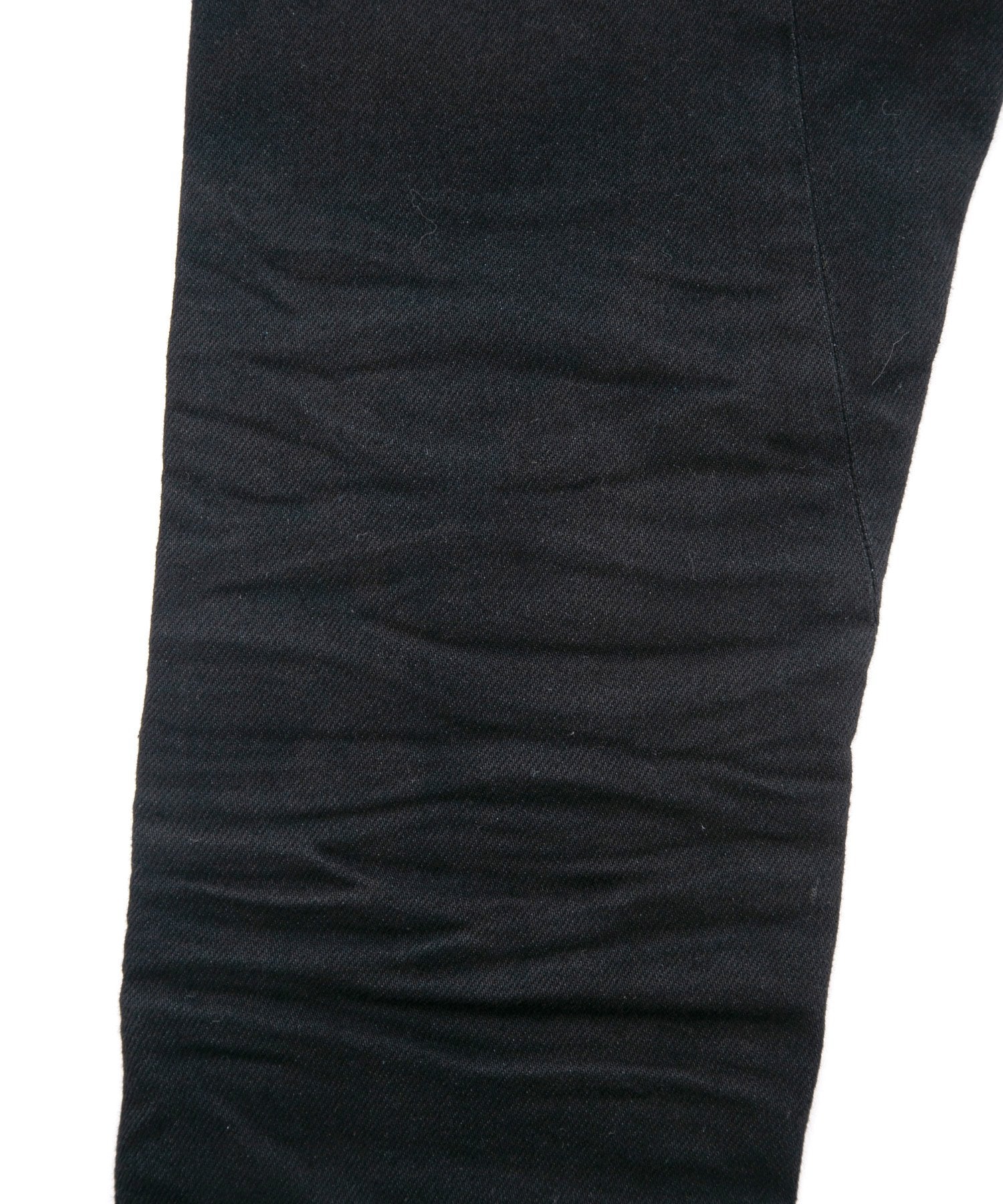 Load image into Gallery viewer, 11oz Organic Cotton Stretch Denim "SKINNY JOHN" Skinny Jeans ONE WASH - BLACK