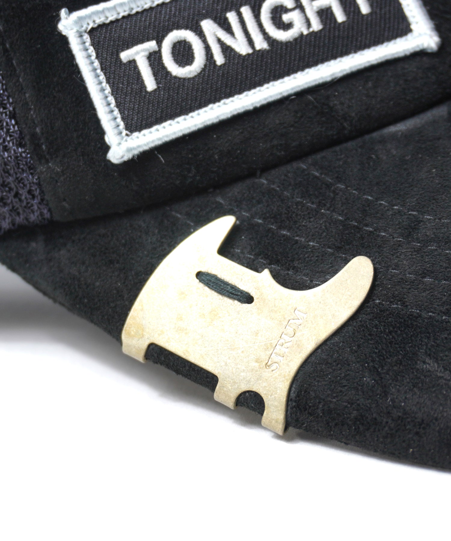 Load image into Gallery viewer, LEATHER MESH CAP with Visor parts - BLACK