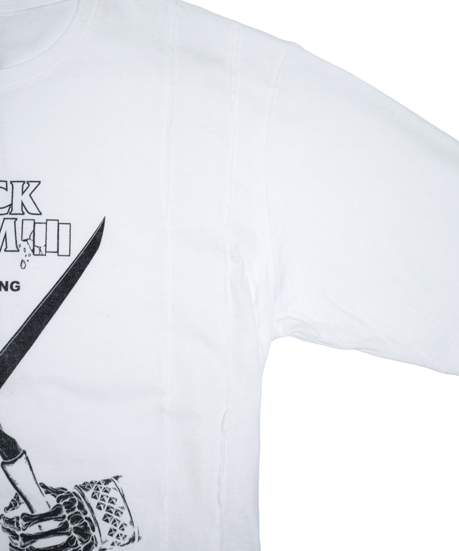 Load image into Gallery viewer, 【Flagship shop limited color】Natural Soft Cotton Oversize BLACK STRUM Crew Neck T-shirt - WHITE