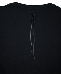 画像をギャラリービューアに読み込む, 【直営限定】30/- ナチュラルソフト天竺 NISTRUM ワイド Tシャツ - BLACK