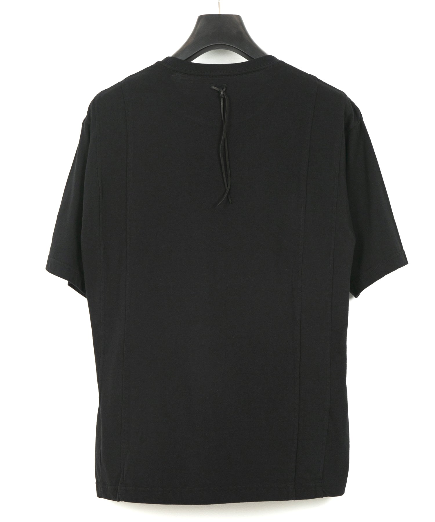 Load image into Gallery viewer, 30/- Natural soft jersey "FxxK THE WORLD" wide T-shirt (oversized) - BLACK