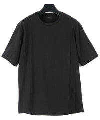 画像をギャラリービューアに読み込む, 30/- ナチュラルソフト天竺 ワイド Tシャツ(オーバーサイズ) - BLACK