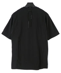 画像をギャラリービューアに読み込む, 30/- ナチュラルソフト天竺 ワイド Tシャツ(オーバーサイズ) - BLACK