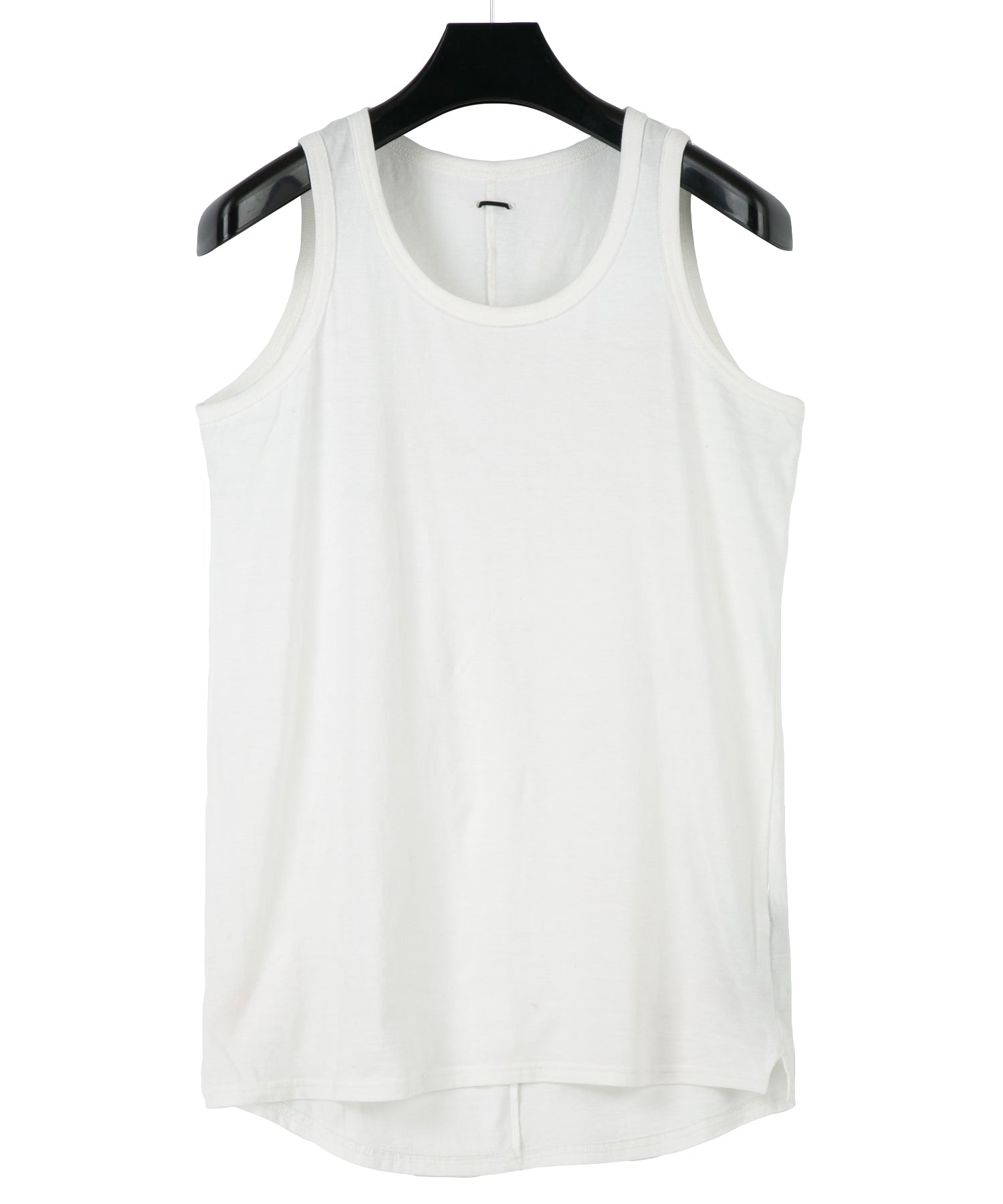 Load image into Gallery viewer, 30/- Natural soft jersey tank top (tight fit) - WHITE