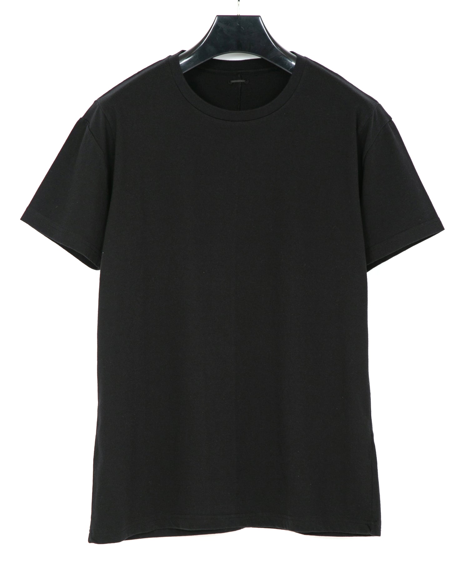 Load image into Gallery viewer, Natural Soft Cotton Crew Neck T-shirt - BLACK