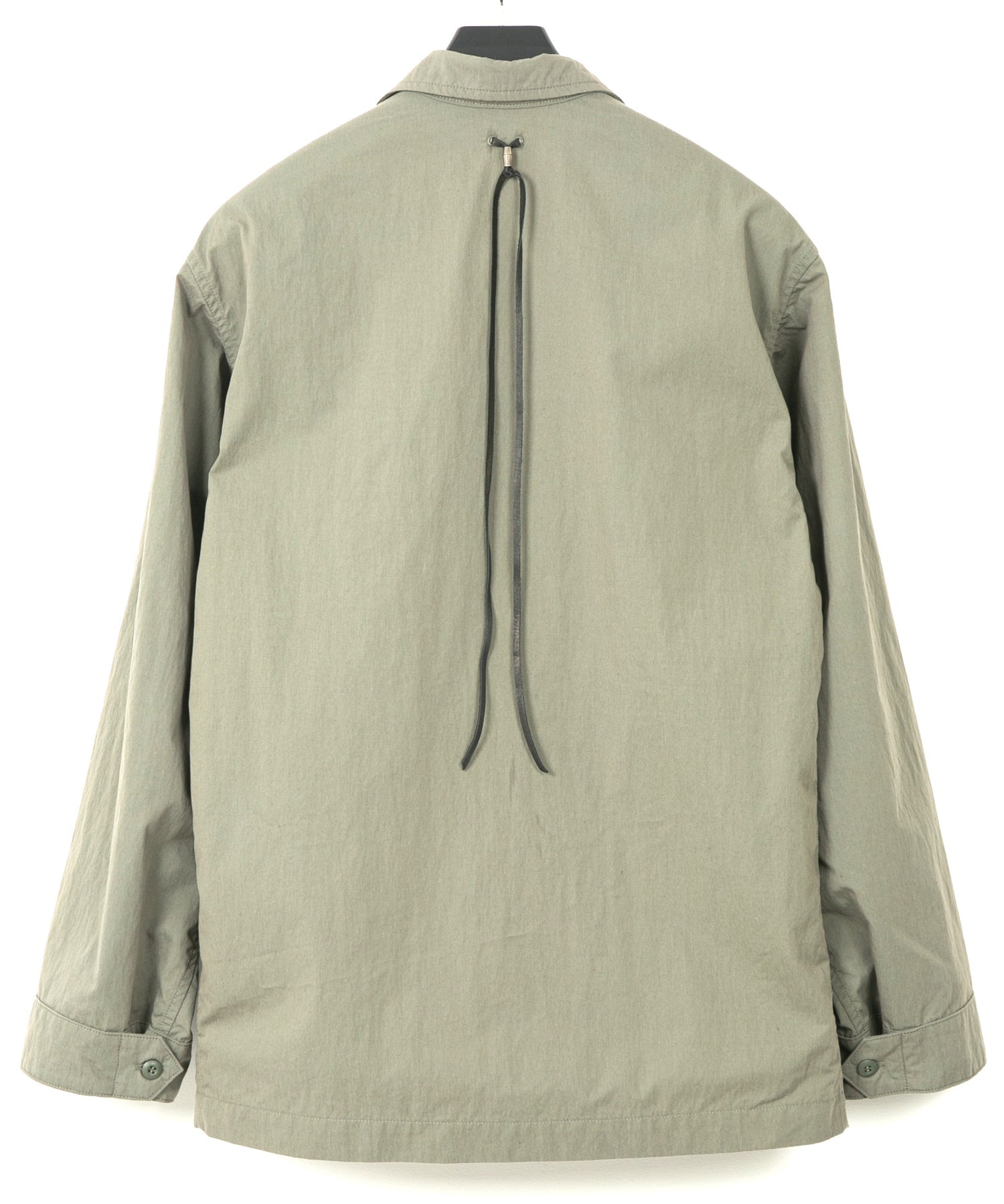 Load image into Gallery viewer, Washer Dyed Cotton & Nylon Weather Cloth Military Shirts Blouson - OLIVE