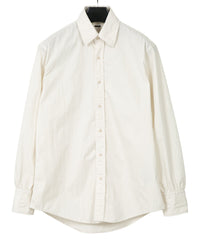 Load image into Gallery viewer, Washer Dyed Cotton & Nylon Weather Cloth Shirts - WHITE