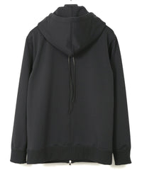 Load image into Gallery viewer, Fleece Lined CORDURA Jersey Zipup Hoodie - BLACK