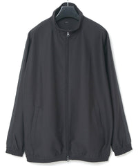 Load image into Gallery viewer, Polyester Cupra Nylon Jersey Track Jacket - BLACK