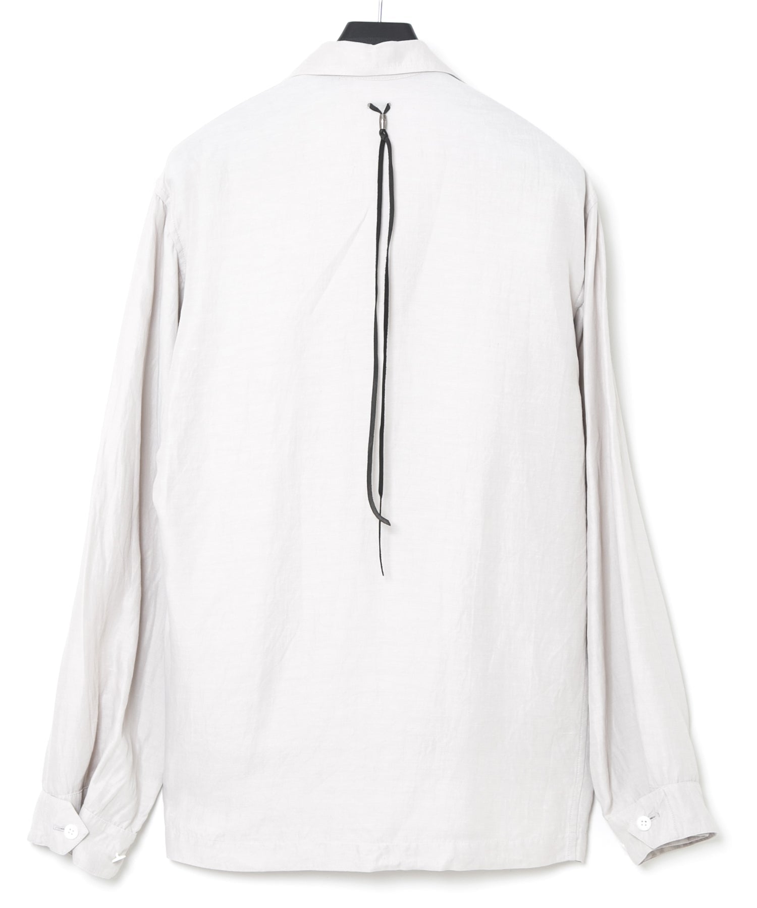 Load image into Gallery viewer, Washer Dyed Rayon&Linen Cloth Military Shirts Blouson - ASH