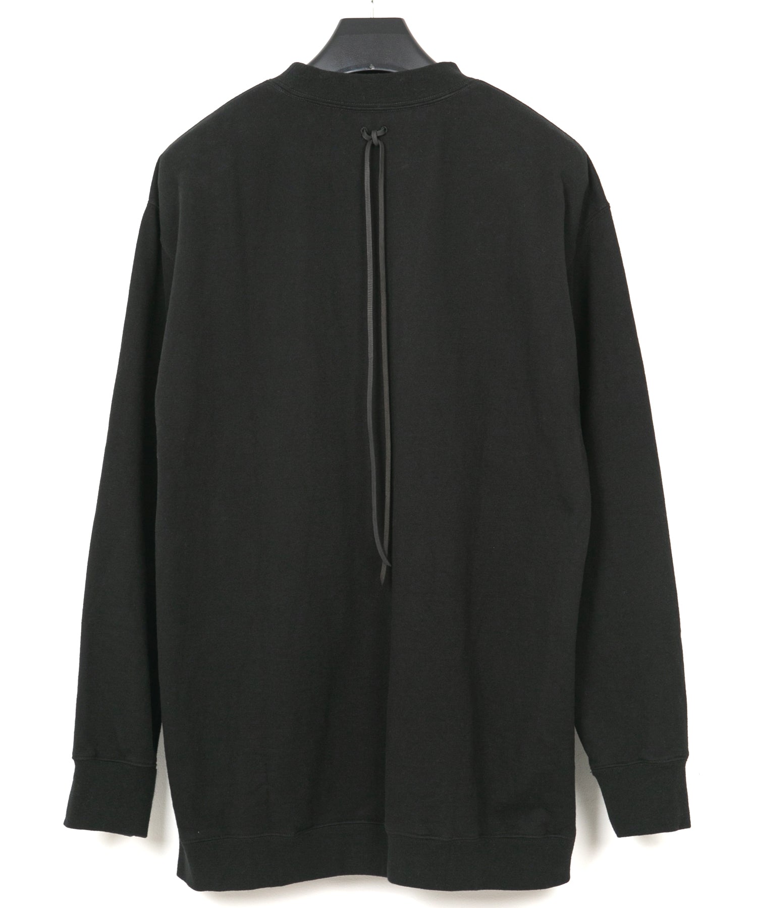 Load image into Gallery viewer, Vintage Filled Vintage Finish Fleece-Lined Crew Neck L/S Sweatshirt - BLACK