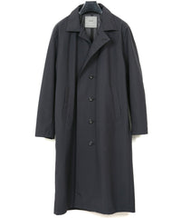 Load image into Gallery viewer, Three Layer Waterproof Taslan Taffeta Biker Long Coat - BLACK