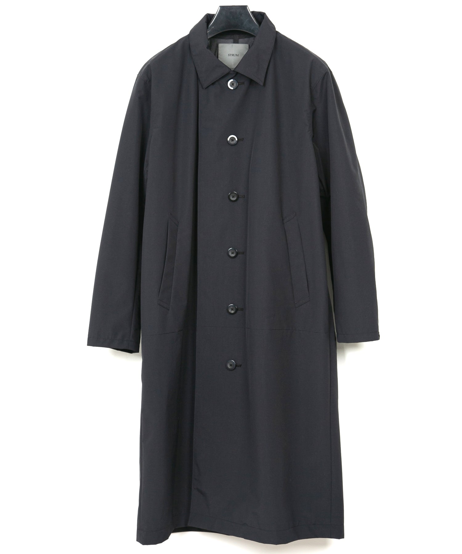 Load image into Gallery viewer, Three Layer Waterproof Taslan Taffeta Biker Long Coat - BLACK