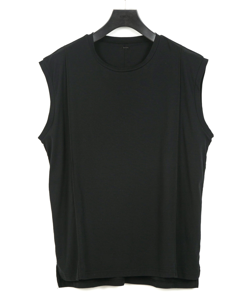 極美品　プラダスポーツ　ノースリーブ　Tシャツ　コットン100%　メッシュ　黒色 極美品 プラダスポーツ ノースリーブ Tシャツ コットン100