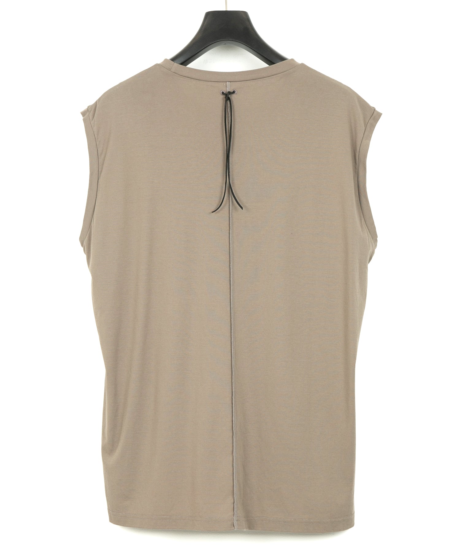 Load image into Gallery viewer, 50/1 Supima Cotton High Twist Double Jersey Sleeveless Cut and Sewn - OLIVE