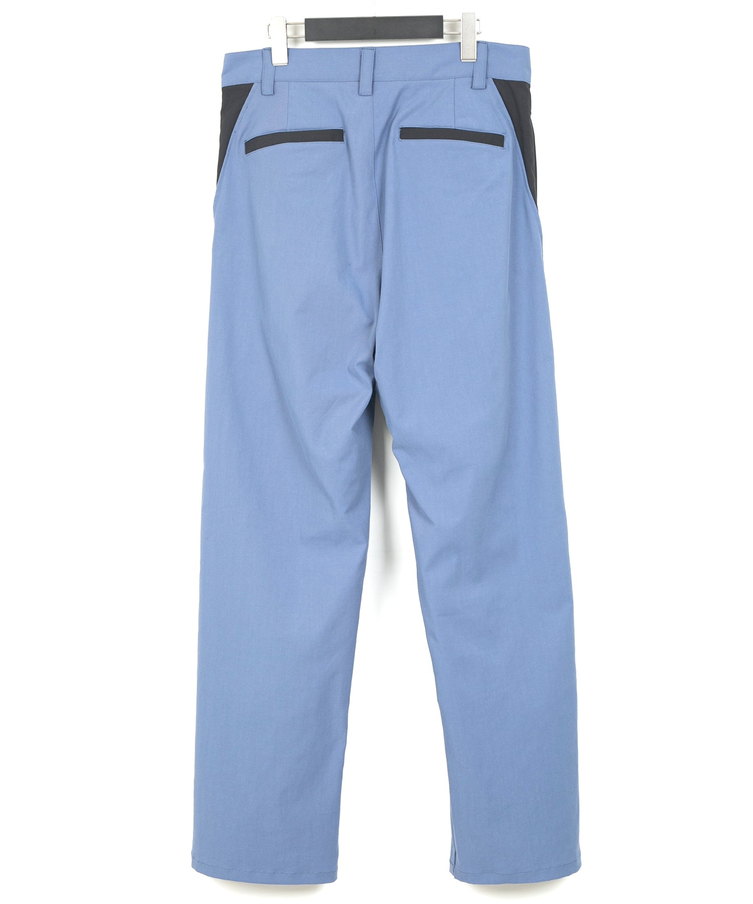 Load image into Gallery viewer, Spun Poly Stretch Tweel Pistol Pants - BLUE x GRAY