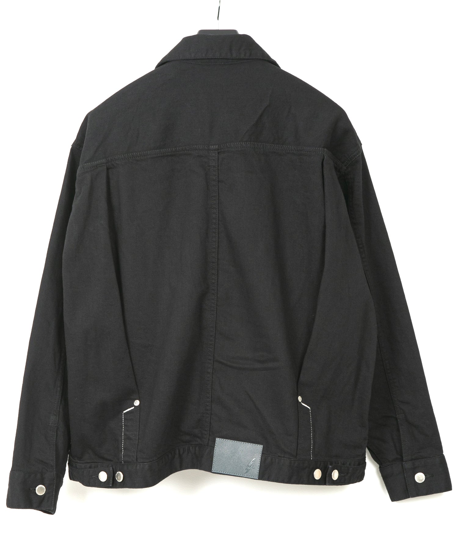 Load image into Gallery viewer, 11oz Organic Cotton Stretch Denim "Jimmy" Jacket - BLACK
