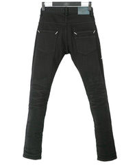 Load image into Gallery viewer, 11oz Organic Cotton Stretch Denim TIGHT JOE Tight Straight One Wash - BLACK