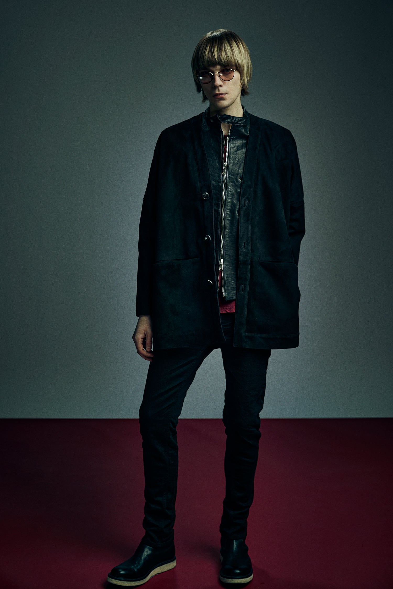 Load image into Gallery viewer, Pit Vegetable Full Tanned Shrank Horsehide SLATER Single Riders Jacket - BLACK
