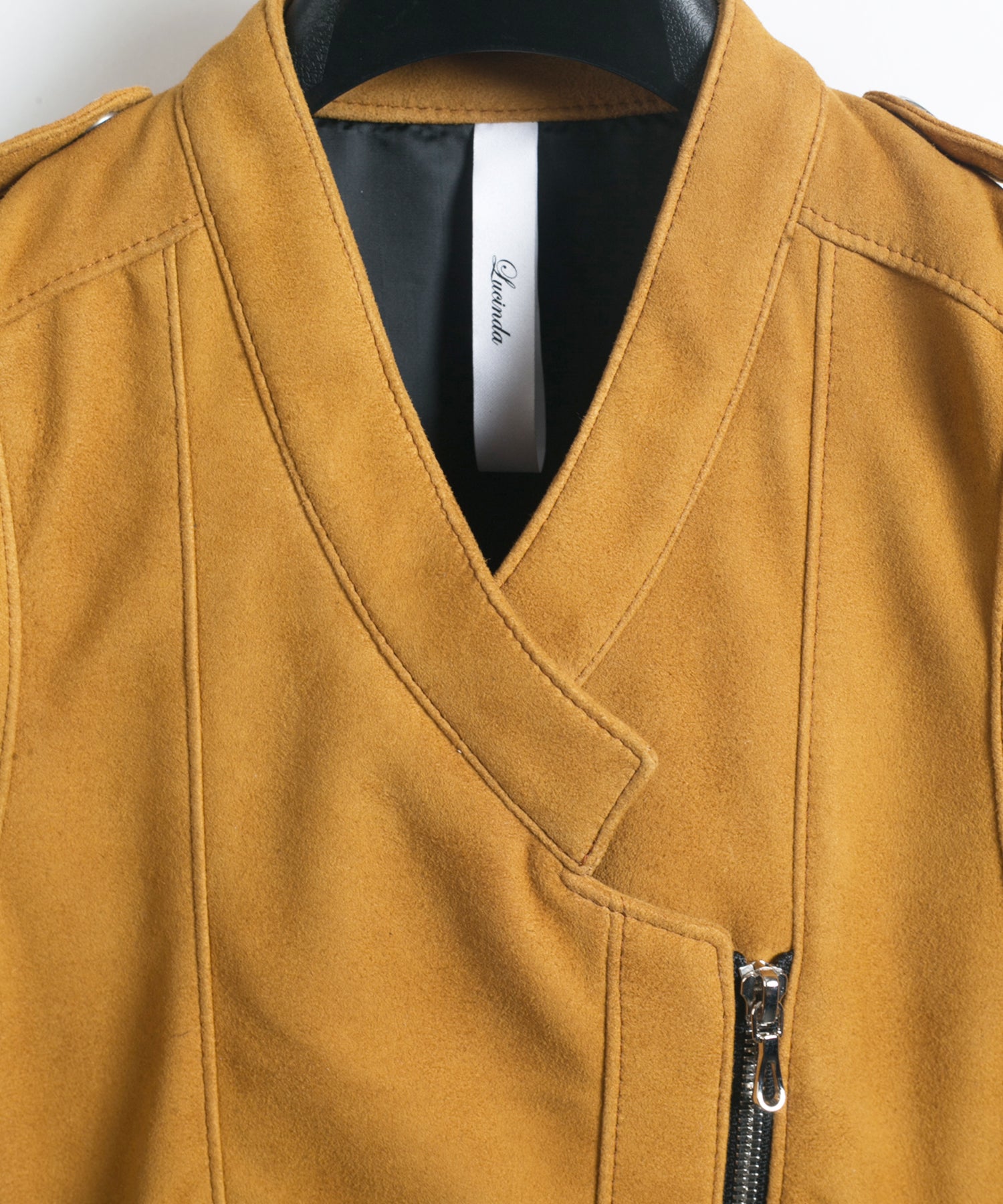 Load image into Gallery viewer, Lucinda Highland Lamb Silky Suede Vest / Camel