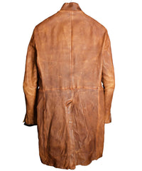 Load image into Gallery viewer, Domestic Vegetable Full Tanned Calf Skin Garment Dyed Long Jacket
