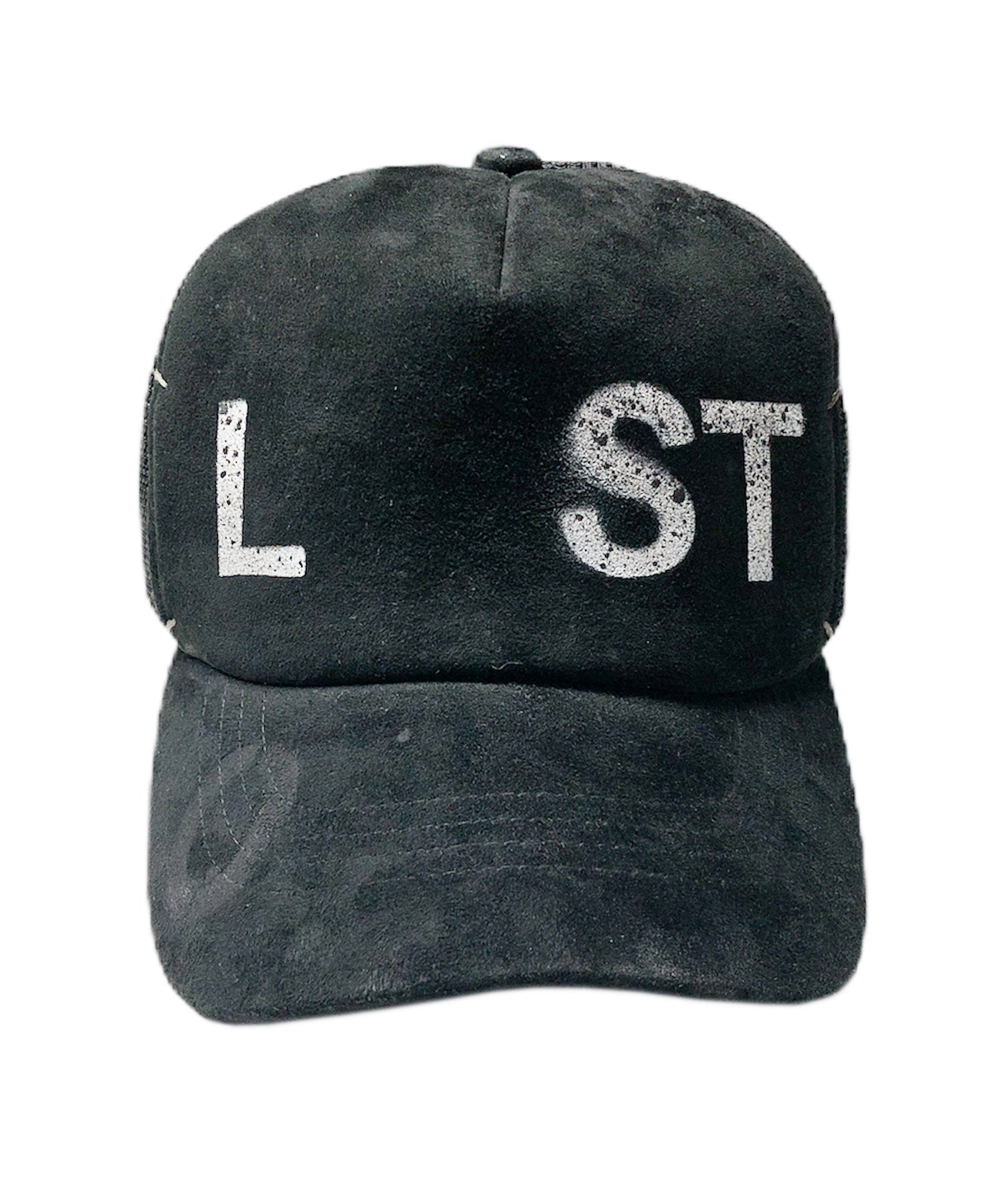 画像をギャラリービューアに読み込む, STRUM デザイナーカスタムメイド ゴートスエード レザーメッシュキャップ "LOST" Ver.2