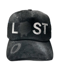 画像をギャラリービューアに読み込む, STRUM デザイナーカスタムメイド ゴートスエード レザーメッシュキャップ "LOST" Ver.1
