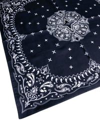 Load image into Gallery viewer, Cotton Bandana / Navy x White