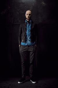 Load image into Gallery viewer, Domestic Vegetable Full Tanned Calf Skin Garment Dyed Single Riders Jacket / Black