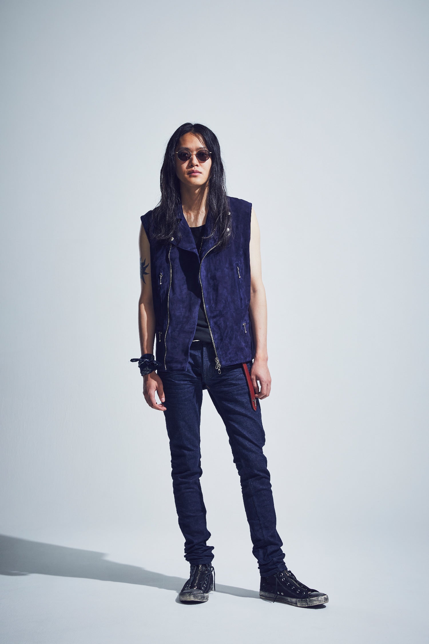 Load image into Gallery viewer, 12.5oz Organic Cotton Stretch Denim Skinny Jeans One Wash / INDIGO