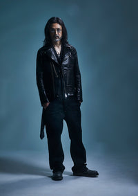 Load image into Gallery viewer, 10oz Organic Cotton Stretch Denim "Over Drive" Engineer Coverall - BLACK