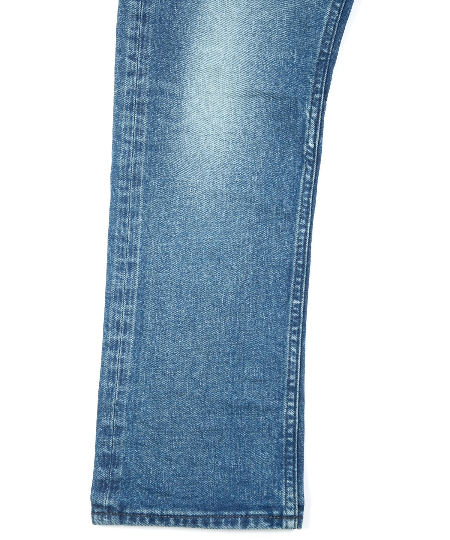 Load image into Gallery viewer, 12.5oz Organic Cotton Stretch Over Lap Tight Straight Jeans - INDIGO