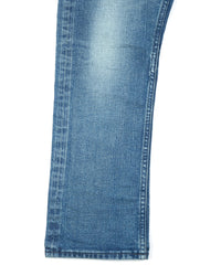 Load image into Gallery viewer, 12.5oz Organic Cotton Stretch Over Lap Tight Straight Jeans - INDIGO