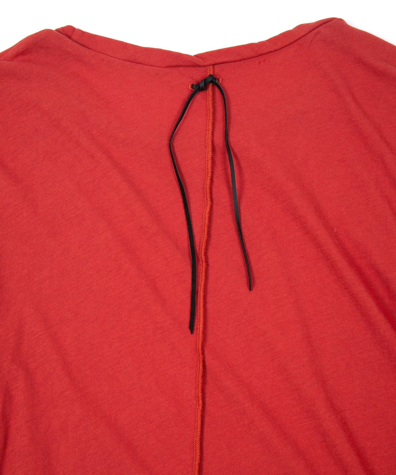Load image into Gallery viewer, Hard Twist Cotton Oversize Crew Neck T-shirt - RED