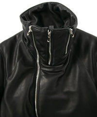 Load image into Gallery viewer, French Horse hide "TUAREG" Highneck Down Blouson