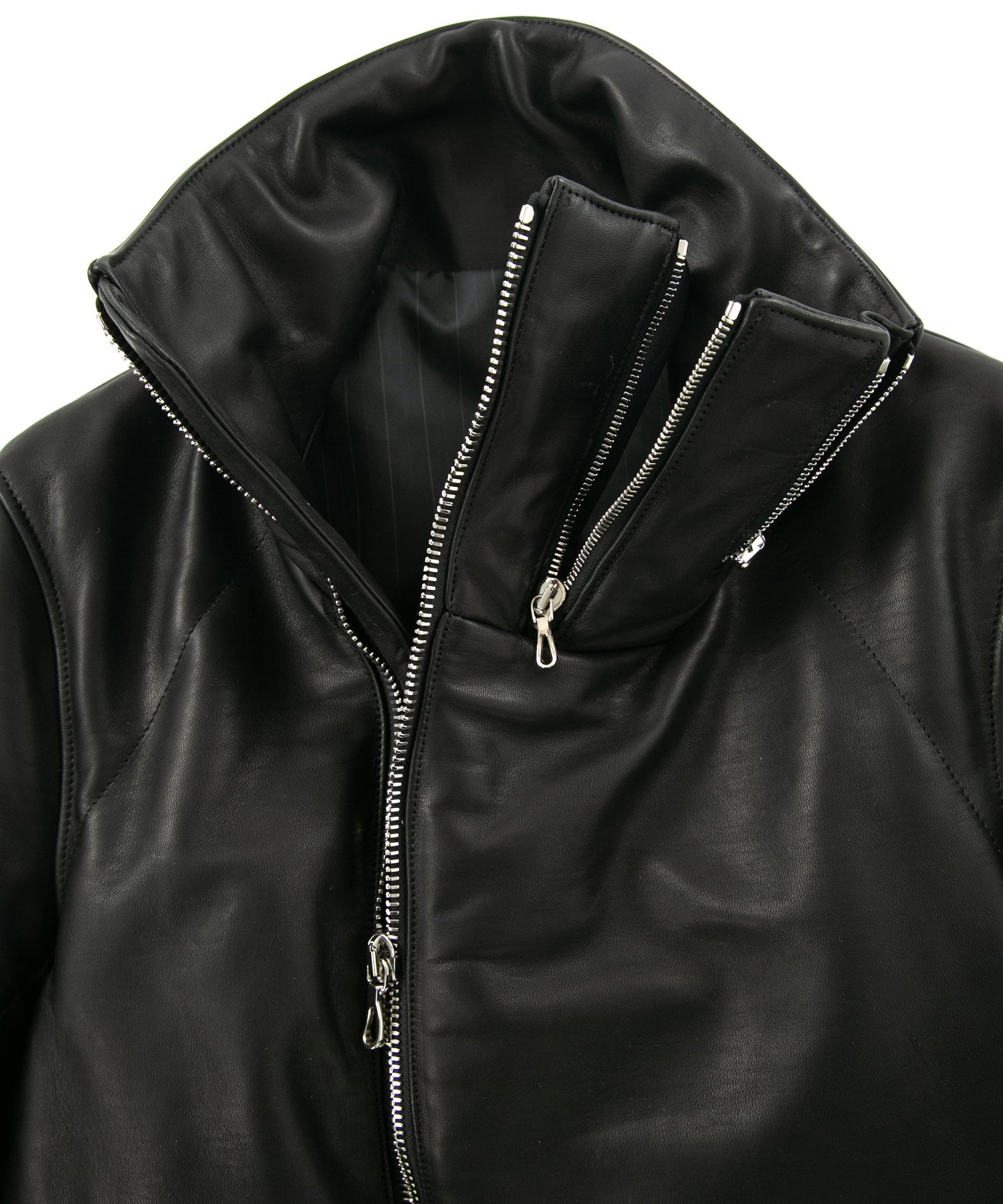 Load image into Gallery viewer, French Horse hide "TUAREG" Highneck Down Blouson