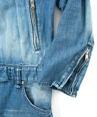 Load image into Gallery viewer, 5.3oz Organic Cotton Denim "BULLET" Single Riders Coveralls / INDIGO