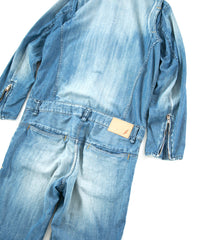 Load image into Gallery viewer, 5.3oz Organic Cotton Denim "BULLET" Single Riders Coveralls / INDIGO