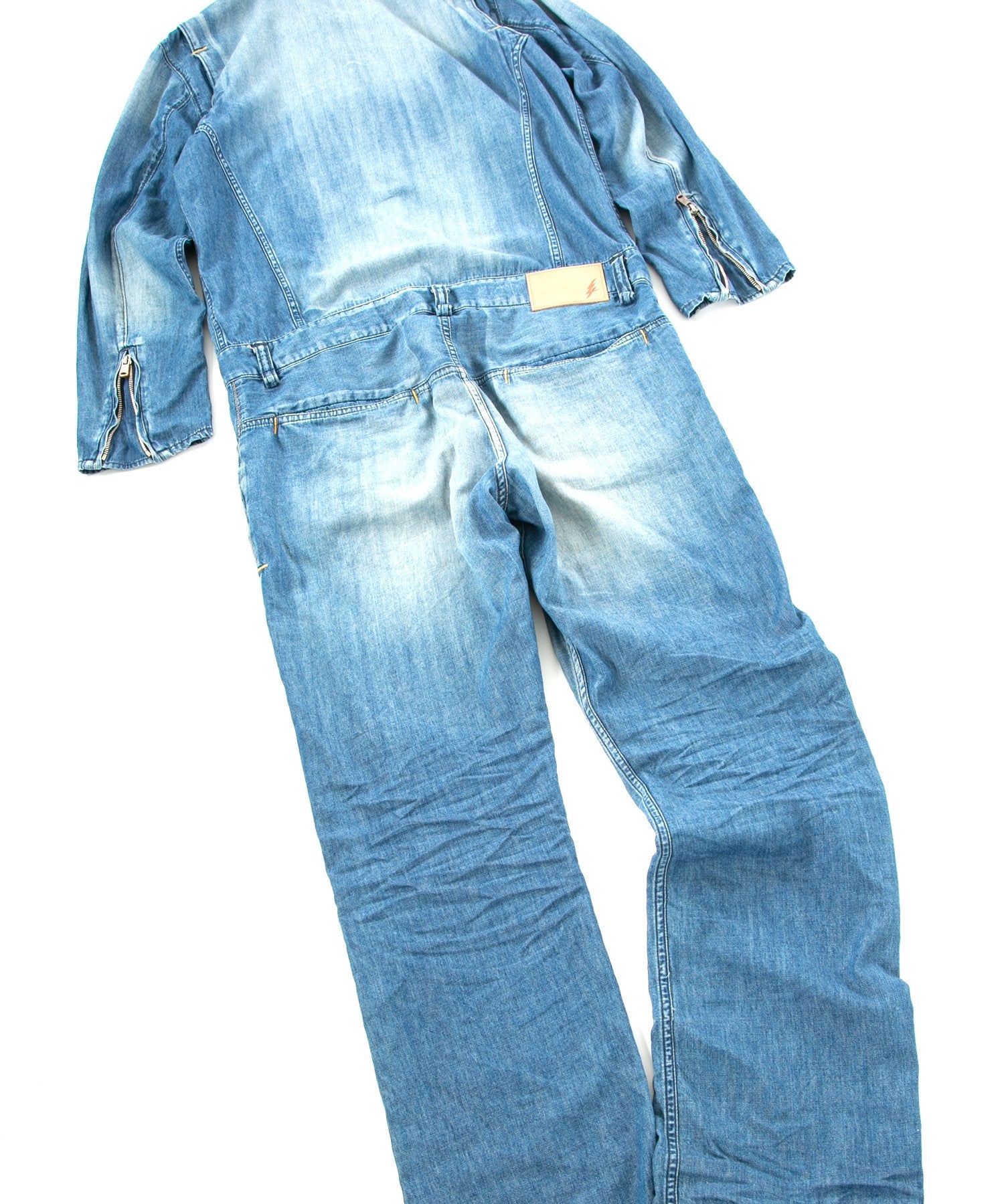 Load image into Gallery viewer, 5.3oz Organic Cotton Denim "BULLET" Single Riders Coveralls / INDIGO