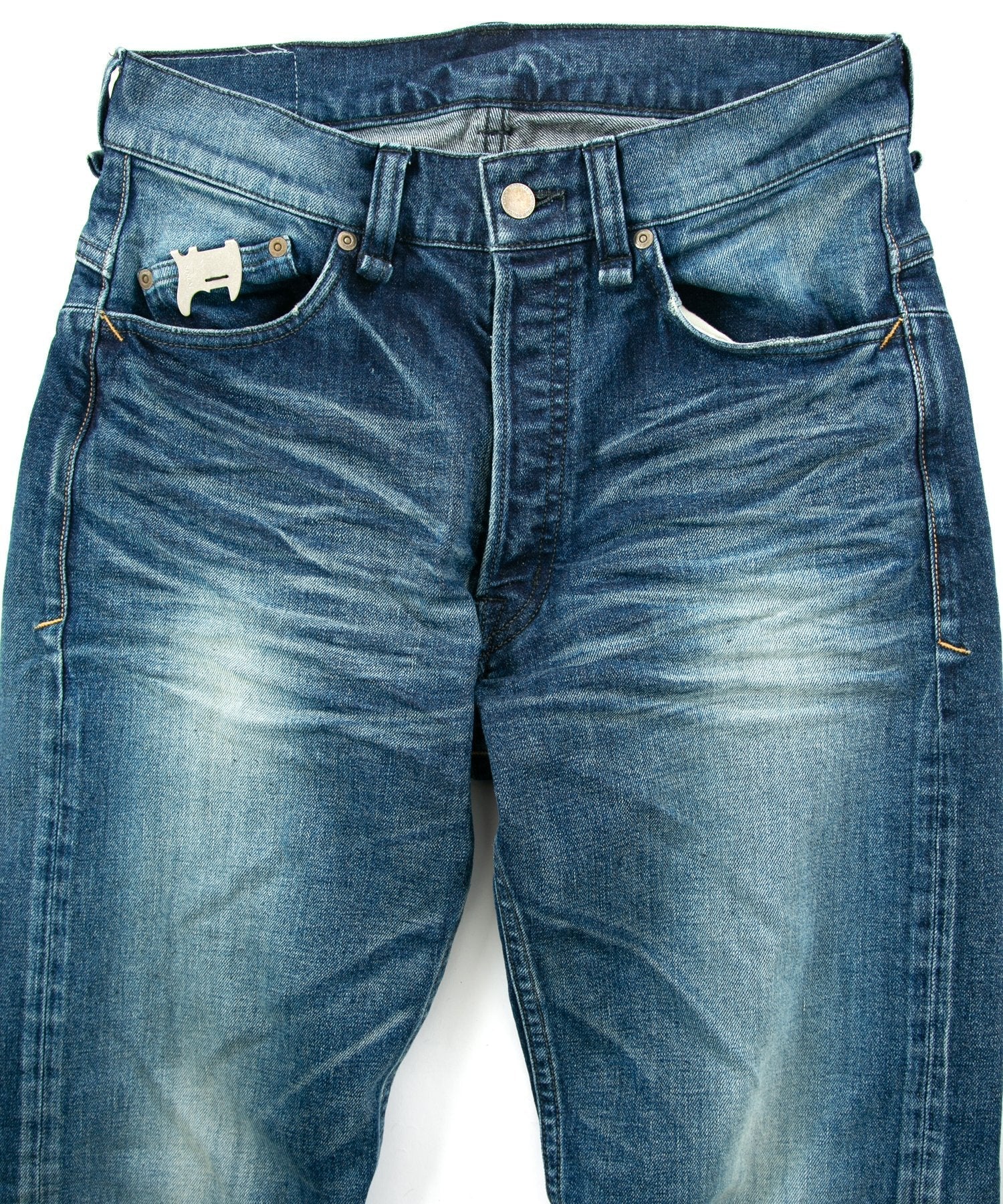 Load image into Gallery viewer, 12.5oz Organic Cotton Stretch Denim Regular Straight Jeans - INDIGO