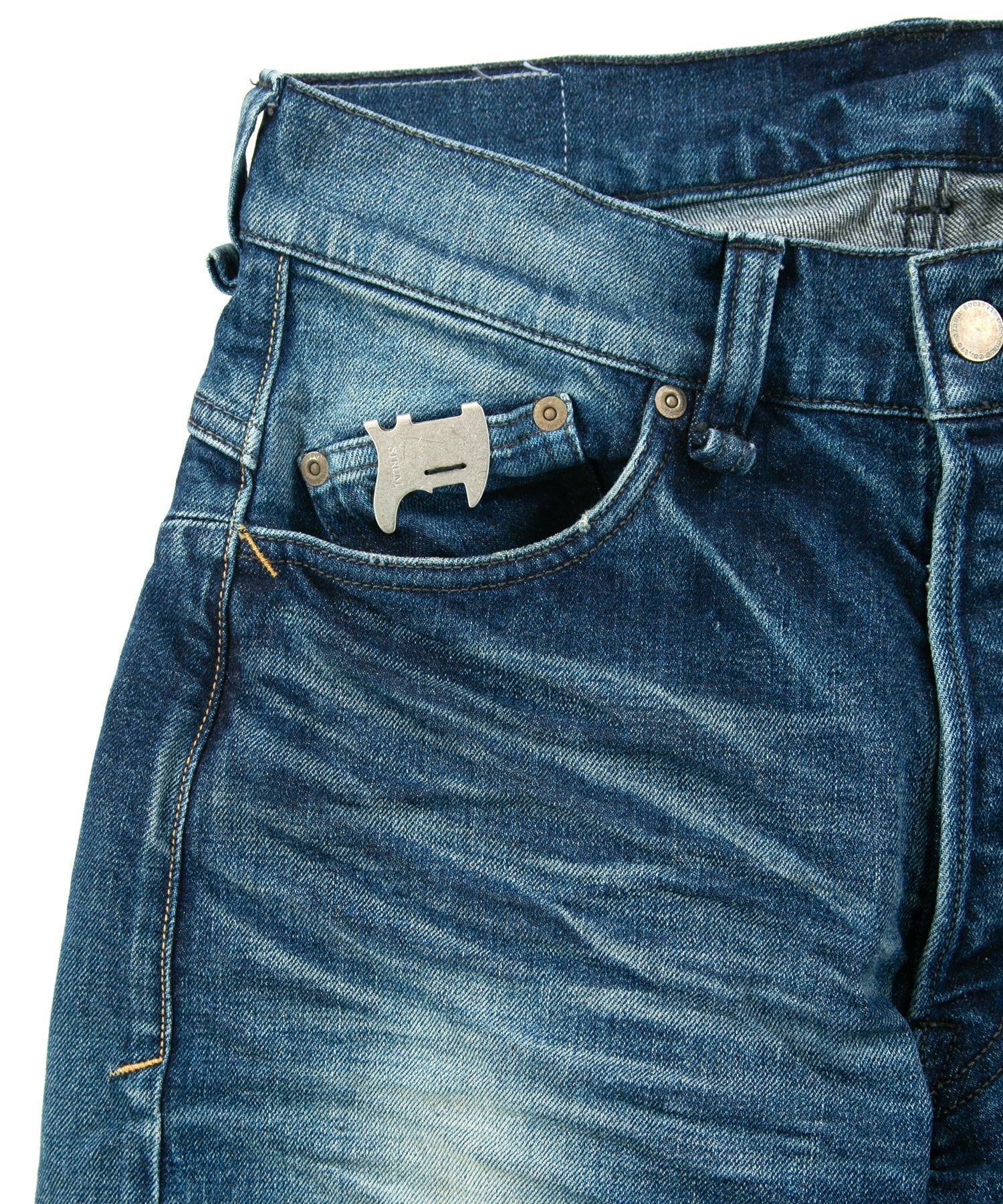 Load image into Gallery viewer, 12.5oz Organic Cotton Stretch Denim Regular Straight Jeans - INDIGO