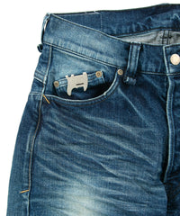 Load image into Gallery viewer, 12.5oz Organic Cotton Stretch Denim Regular Straight Jeans - INDIGO