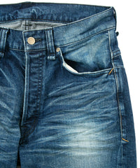 Load image into Gallery viewer, 12.5oz Organic Cotton Stretch Denim Regular Straight Jeans - INDIGO