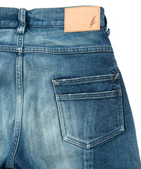 Load image into Gallery viewer, 12.5oz Organic Cotton Stretch Denim Regular Straight Jeans - INDIGO