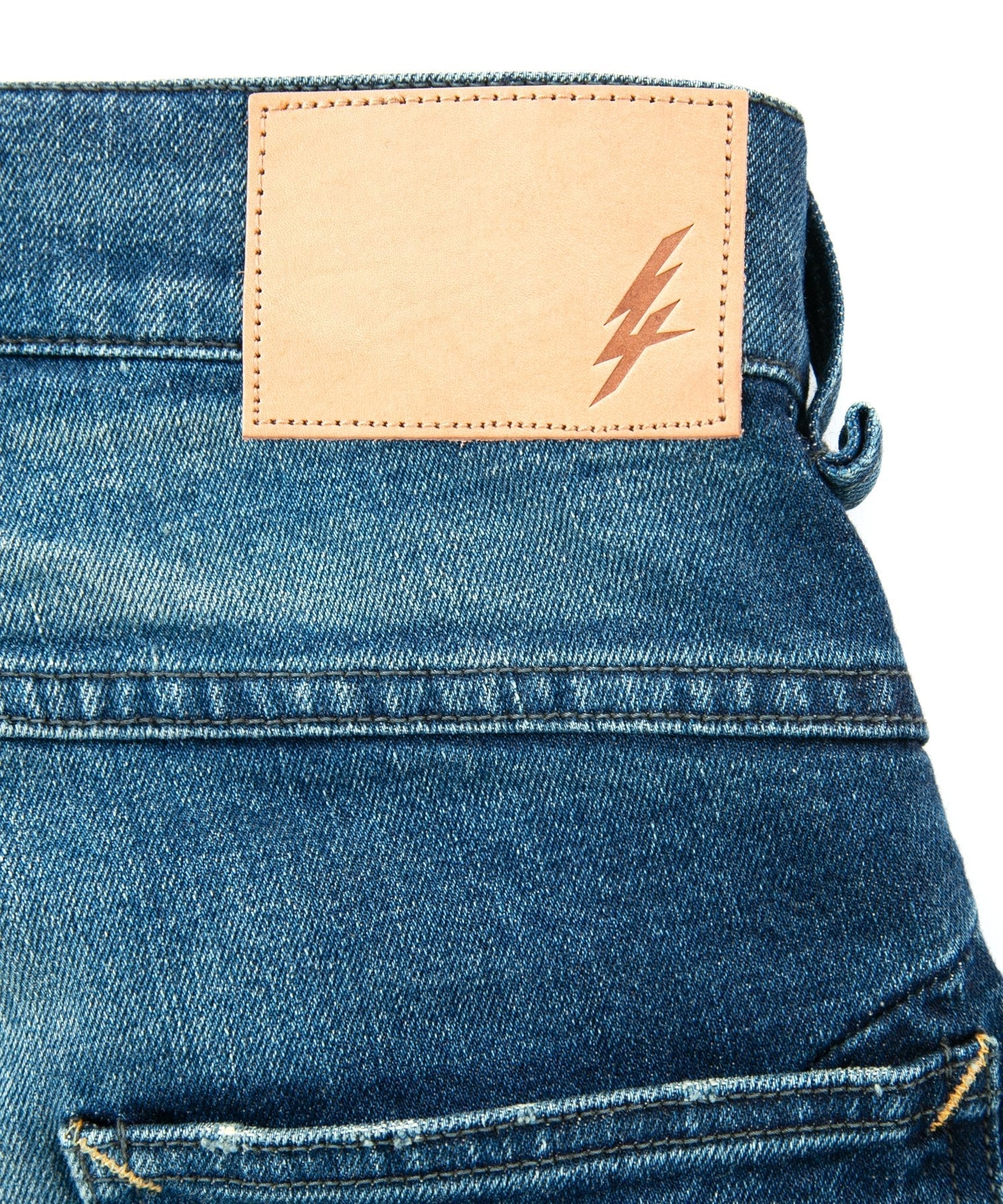 Load image into Gallery viewer, 12.5oz Organic Cotton Stretch Denim Regular Straight Jeans - INDIGO
